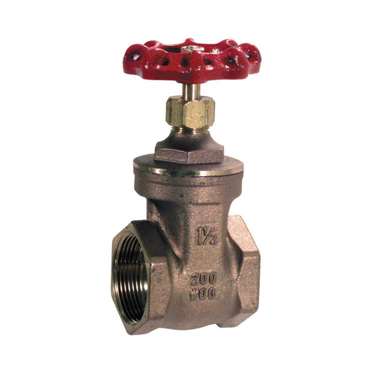 1/2 Inch Npt 200 psi Wog Brass Plumbing Gate Valve