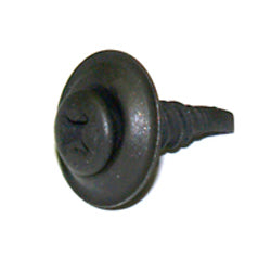 #8 x 1 Inch Chrome Oval Head Drill Point Finishing Screw With Washer