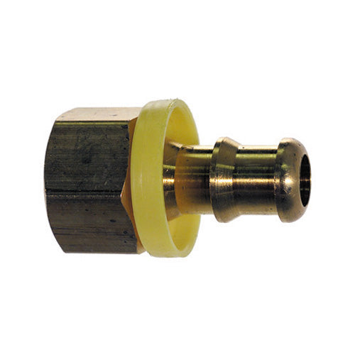 1/2 Inch x 1/2 Inch Barb Hose x Tube CA360 Brass Barb-Tite Female Inverted Pipe Rigid
