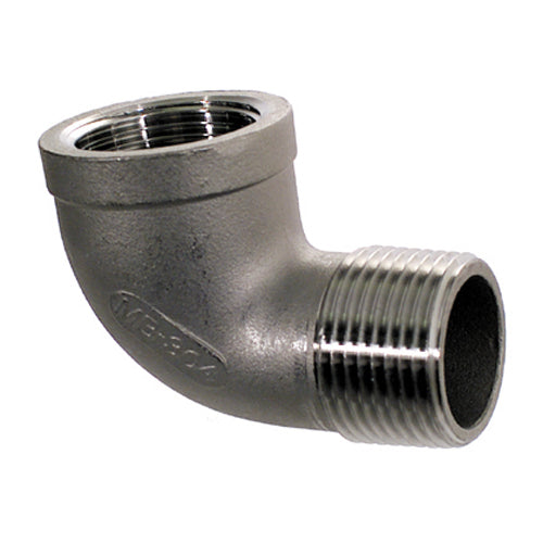 1/2" Schelule 40 NPT 304 Stainless Steel 90 Degree Street Elbow