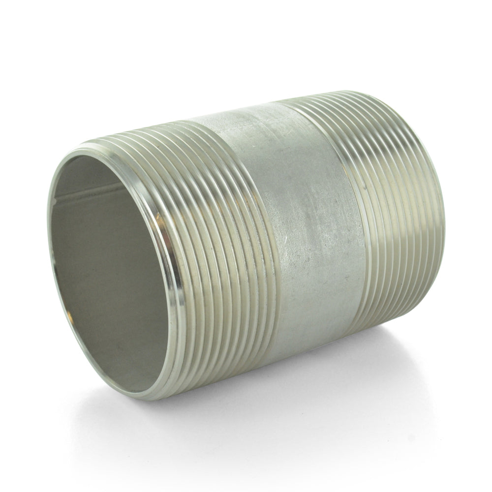 3/8" X Close 316 Stainless Steel Schedule 40 Nipple