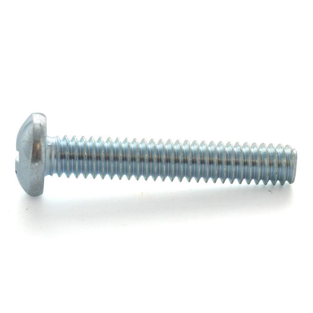 #8-32 x 5/8 Inch Coarse Zinc Plated Steel #2 Phillips Drive Pan Head Machine Screw