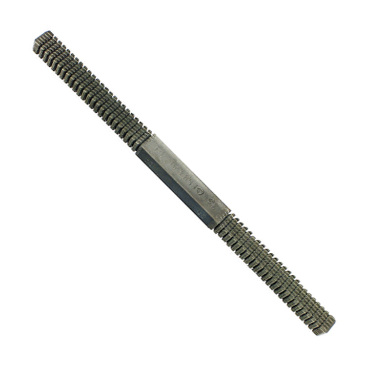 7/16 Inch x 8-1/2 Inch Black Oxide Steel #2 Thread Repair File