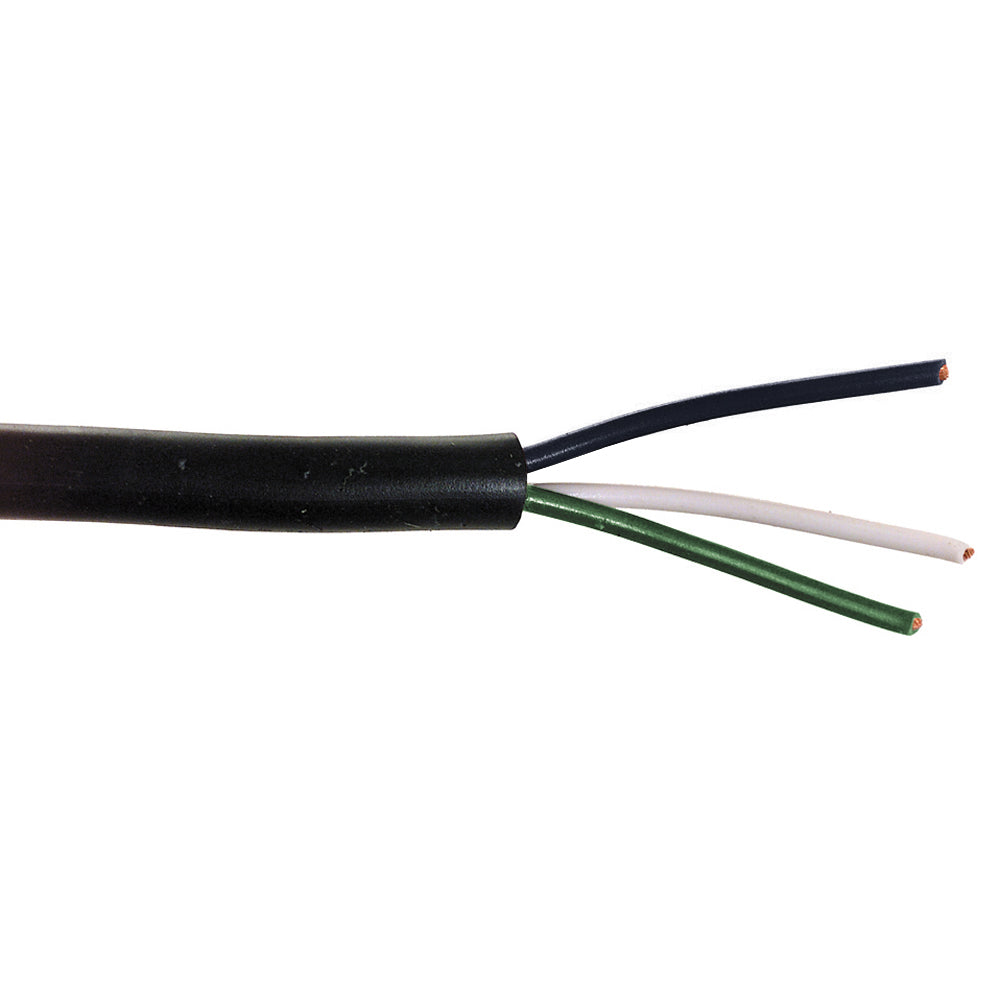 14 Ga Jacketed Multi Conductor Wire White / Black / Green 100' Roll