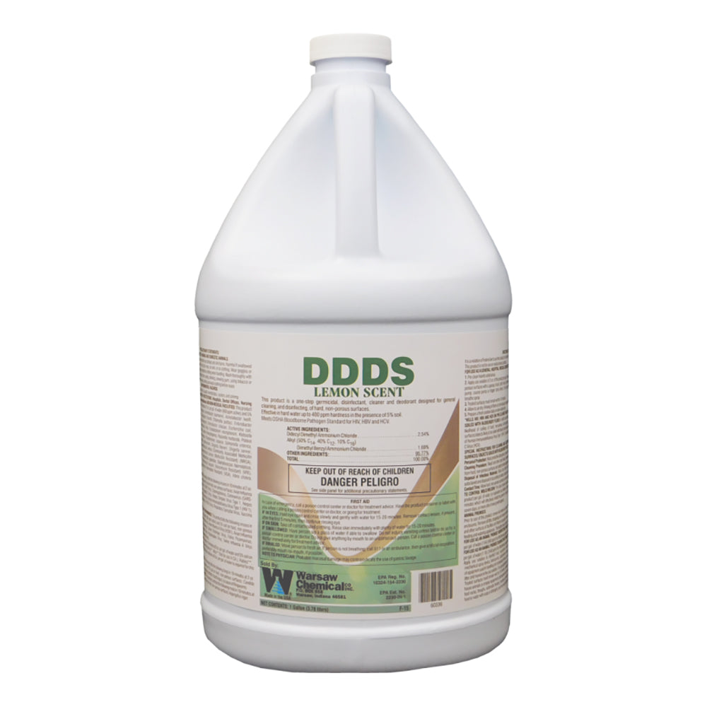 DDDS Lemon Scent One Step Disinfectant - 1 Gallon