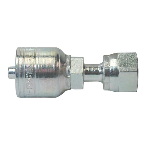 1/2 Inch x 3/8 Inch Female Swivel Yellow Zinc Z Series Weathergrip Crimp