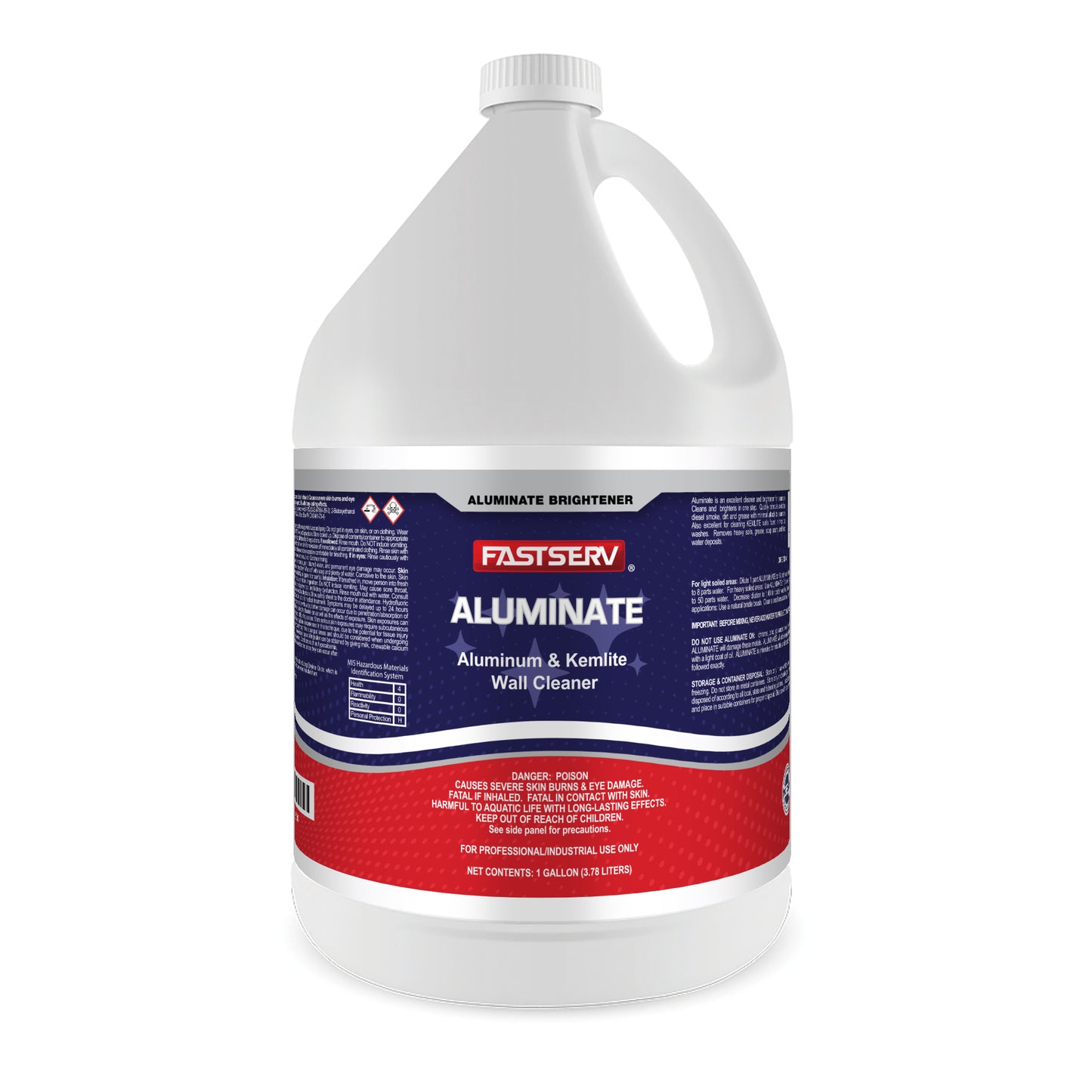 ISI Poly Aluminate Aluminum & Kemlite Wall Cleaner 1-Gallon
