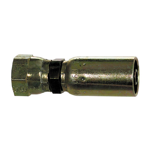 Female British Standard Parallel Pipe (BSPP) Swivel Straight 3/8 Inch Hose X 3/8 Pipe