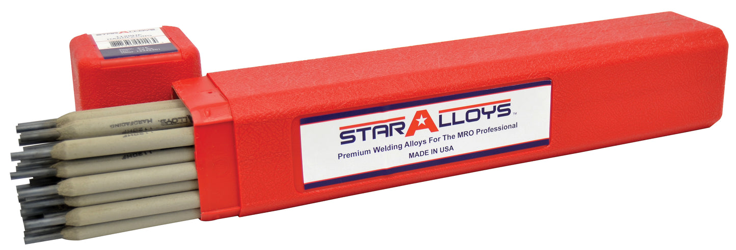 Star Alloys 3/16 Inch x 14 Inch 1120Hf Hardfacing Electrode Gray - 10 Lb