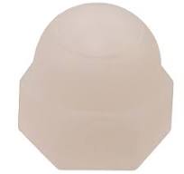 3/8-16 Coarse Nylon Acorn Cap Nut
