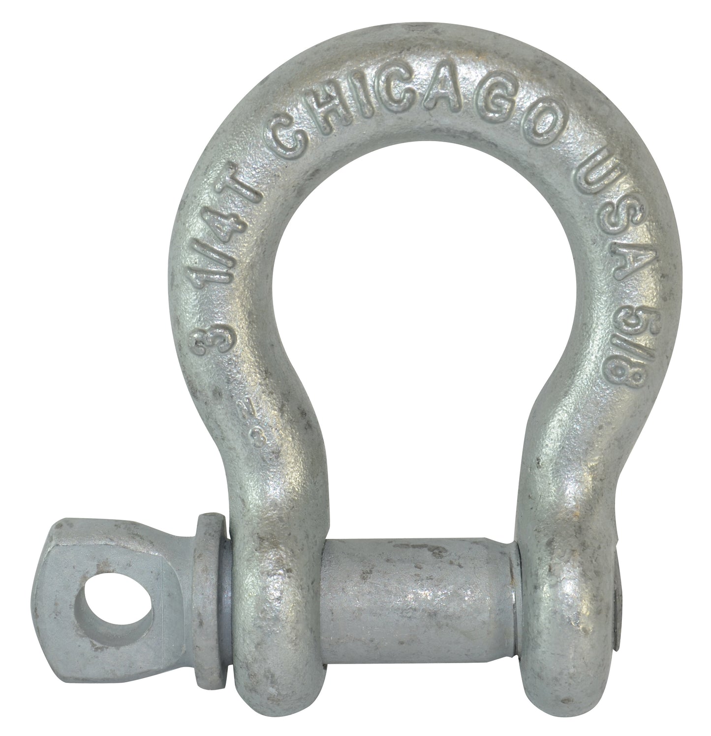 1/4 Inch 1/2 Ton Screw Pin Galvanized Drop Forged Carbon Steel Anchor Shackle