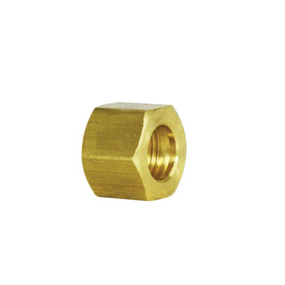 1/8 Inch Brass Compression Tube Nut
