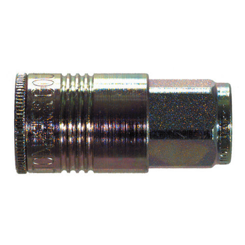 3/8 Inch Basic Size Tru-Flate / Parker Style Interchange Coupler Female 1/4 Inch Npt