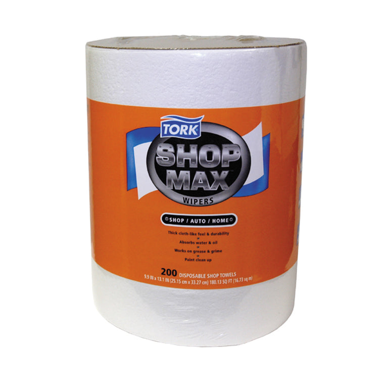 10 Inch x 13 Inch Refill For Tork Advanced 450 Shopmax Centerfeed Dry Wipe Bucket Dispenser 200 Wipes Per Roll Box Case of 2