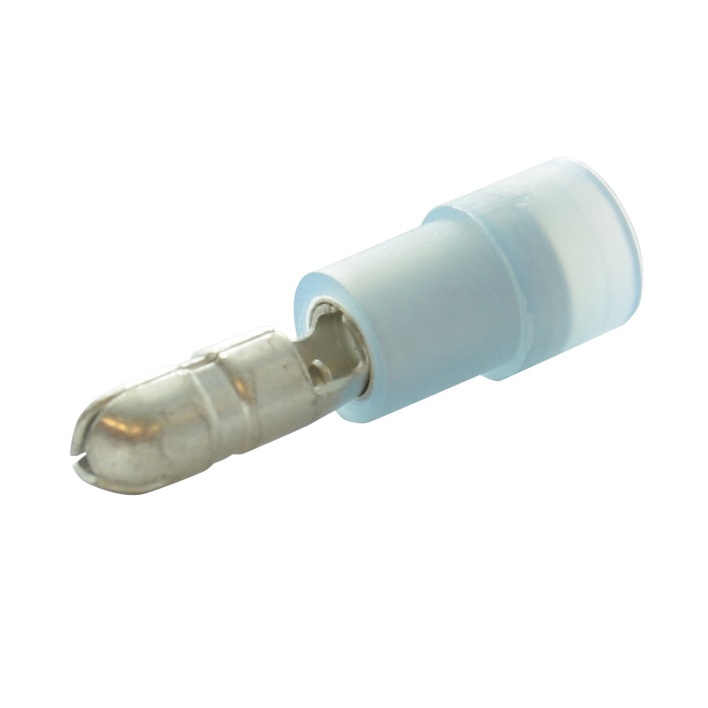 16-14 Awg Blue Nylon Insulated Bullet Male Snap Plug