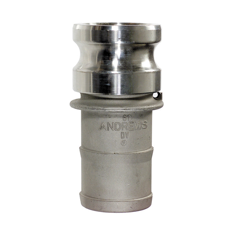 1 Inch Hose Shank x Male Adapter 316 Investment Cast Stainless Steel Type E Global Adapter