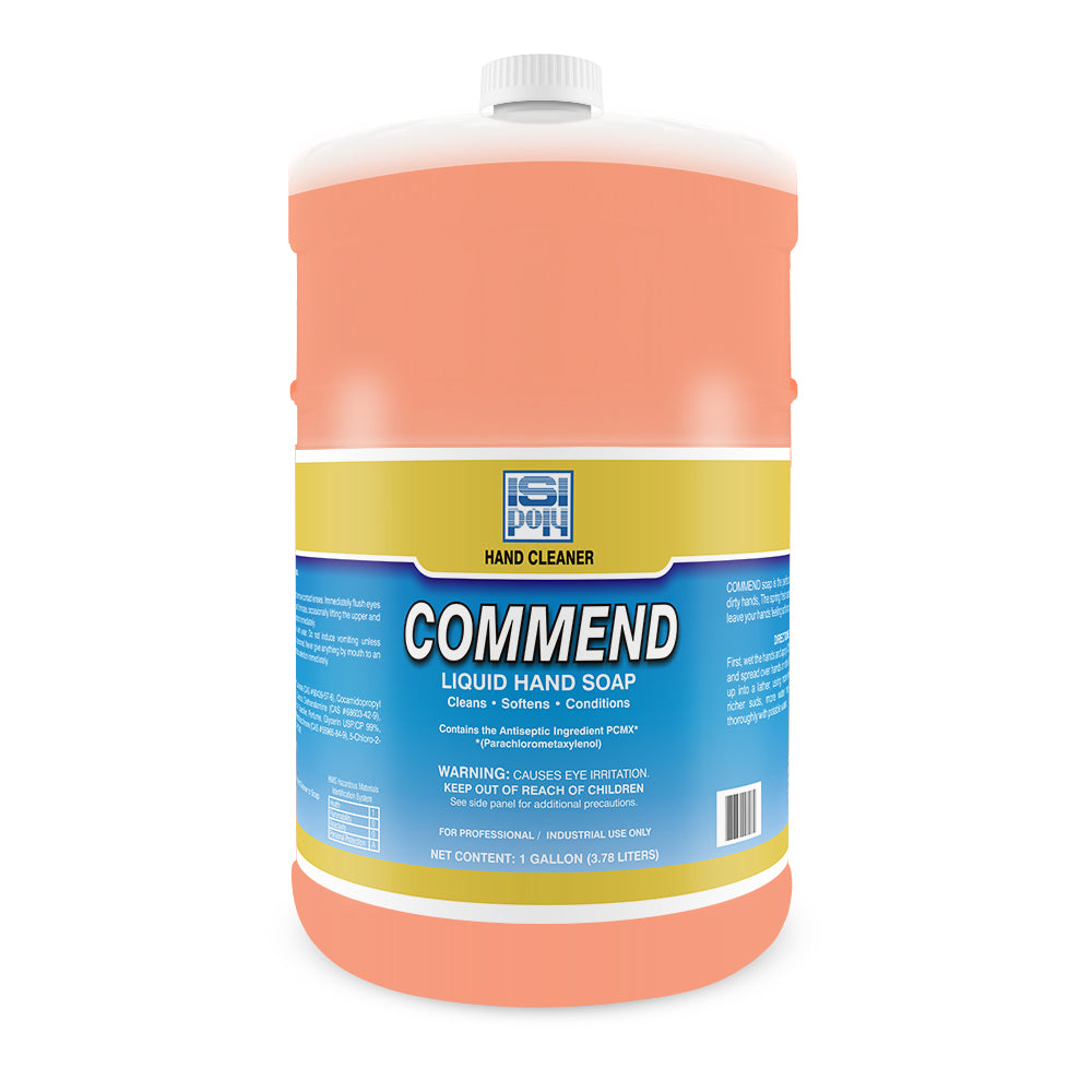 Commend Liquid Hand Soap With Dispenser - 1 Gallon - Pack of 4