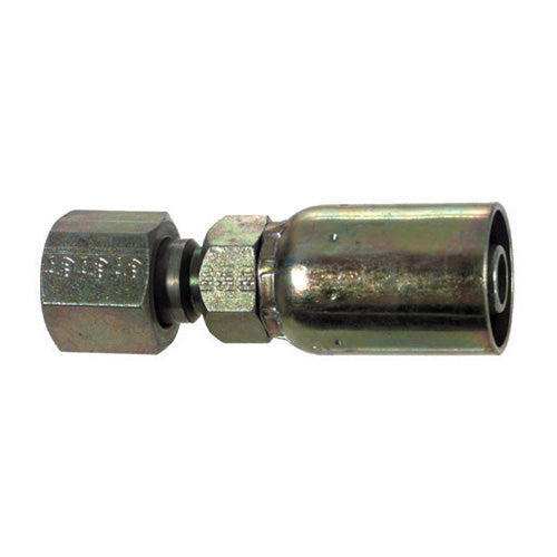 Female Flat Face O-Ring (FFOR) Swivel Straight 1 Inch Hose X 1 Inch Tube