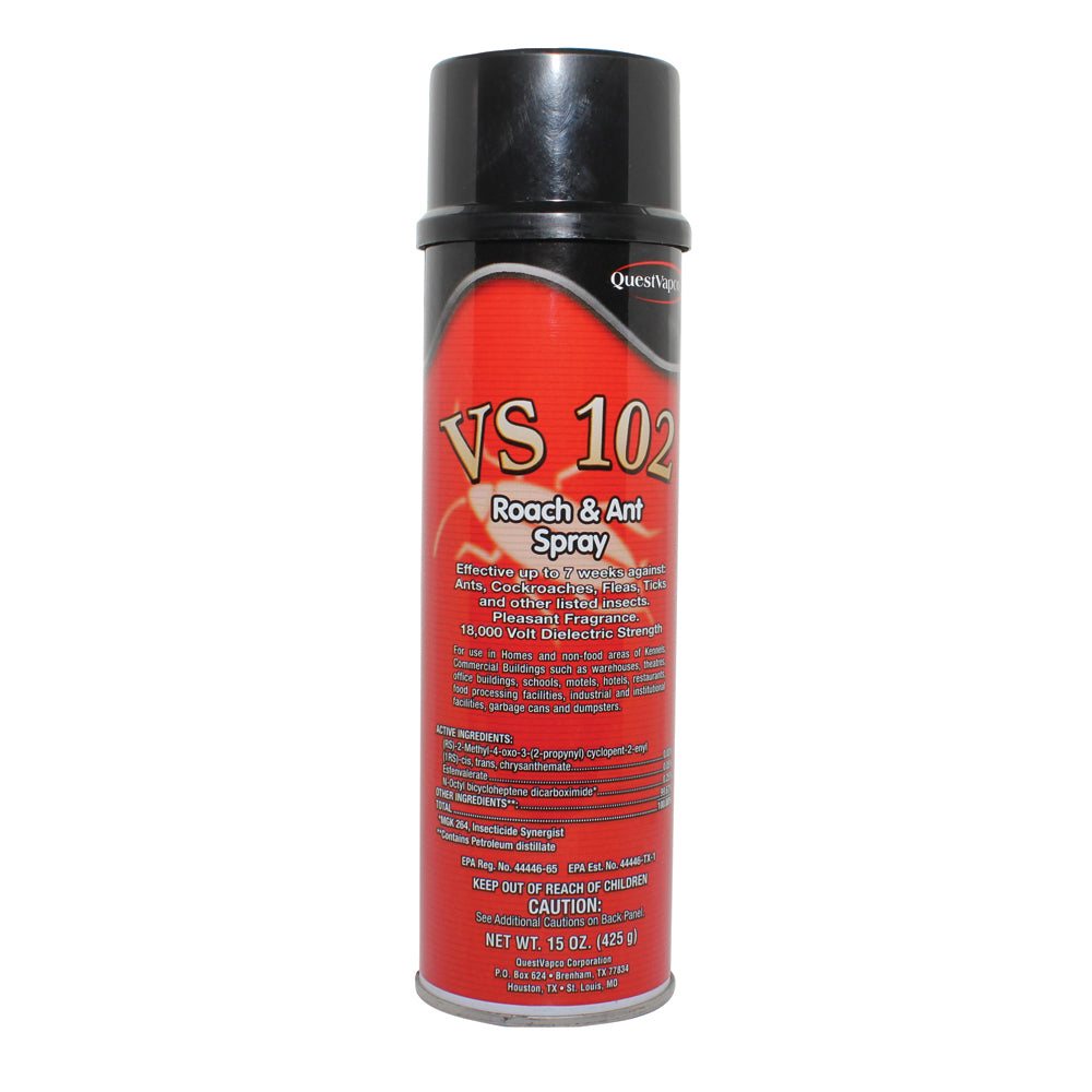 Quest Specialty VS 102 Roach and Ant Spray - Vanilla - 15 Oz Net Wt. Aerosol