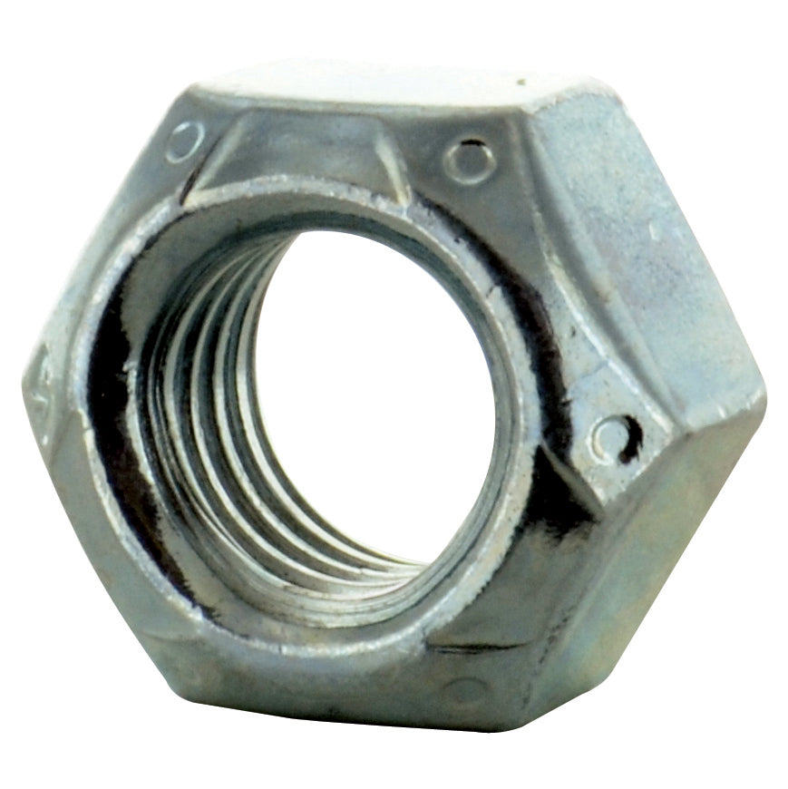 1-1/8-12 Fine Zinc and Wax Grade C Prevailing Torque Top Lock Nut