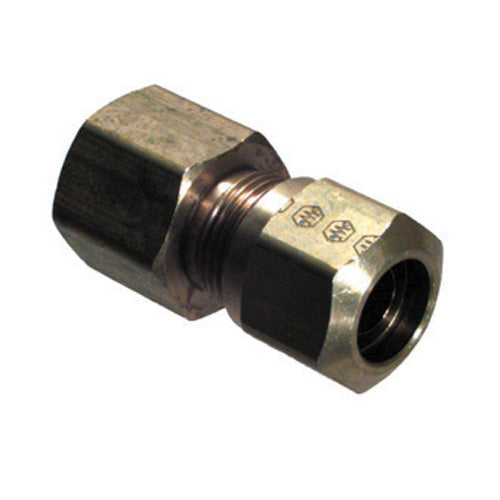 3/8 Inch x 5/8 Inch Brass Female Connector D.O.T Air Brake Fitting