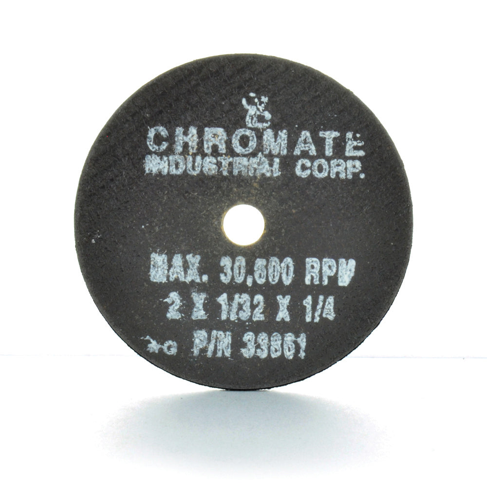 2 Inch x 1/32 Inch x 1/4 Inch 60 Grit Type 1 Aluminum Oxide Cutoff Wheel