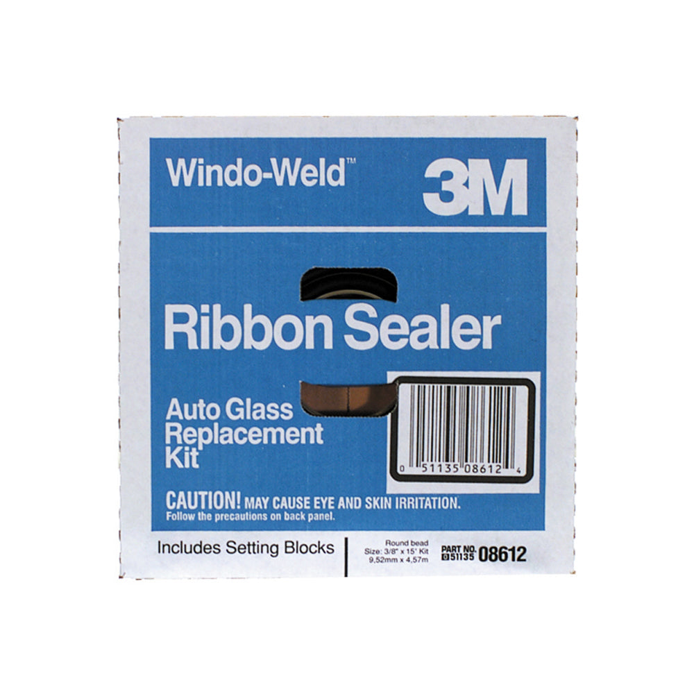 3M 3/8 Inch x 15' Windo-Weld Ribbon Sealer Auto Glass Replacement Kit