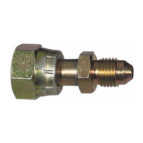 1 Inch 4000 psi Zinc Plated Yellow Dichromate Carbon Steel Male Jic 37 Degree To Female O-Ring Swivel Adapter