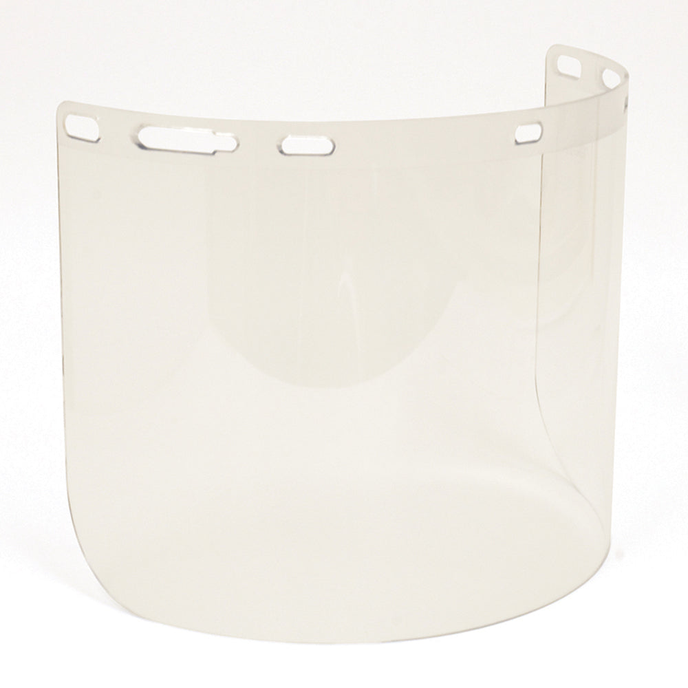 8 Inch x 15-1/2 Inch x .060 Standard Curved Molded Lens Face Shield Clear