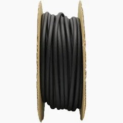 0.125 Inch Minimum x 100 ft Spool Black Polyolefin Thin Wall Heat Shrink Tubing
