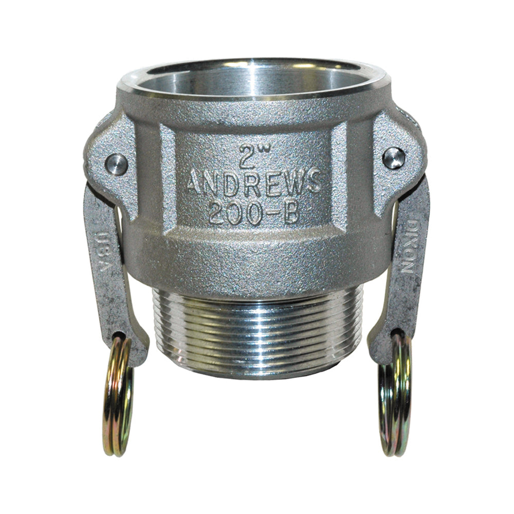 1-1/2 Inch Female Coupler x Mnpt 316 Investment Cast Stainless Steel Type B Global Coupler