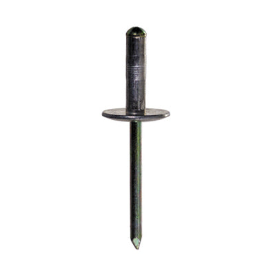 1/4 - 1/2 Inch Grip 3/16 Inch Dia Aluminum Large Flange Dome Head Multi-Grip Blind Rivet