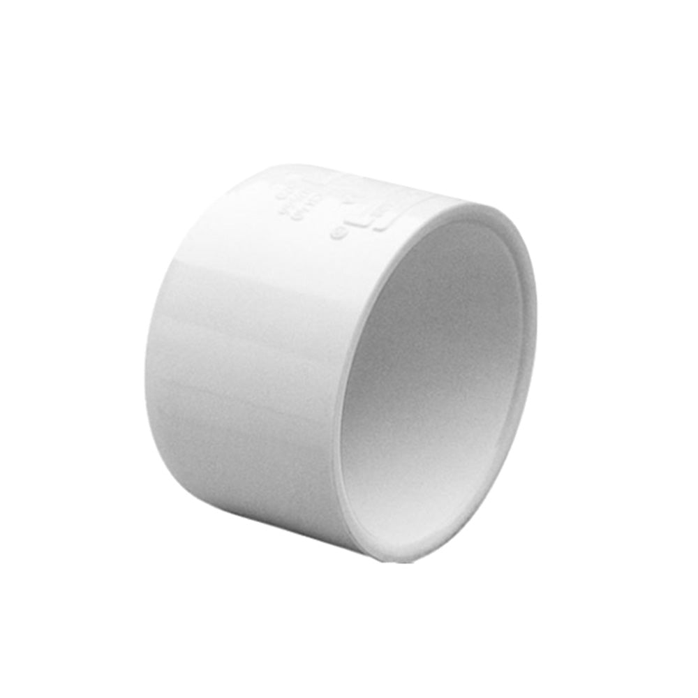 1-1/2 Inch Socket Sch 40 White Pvc Cap