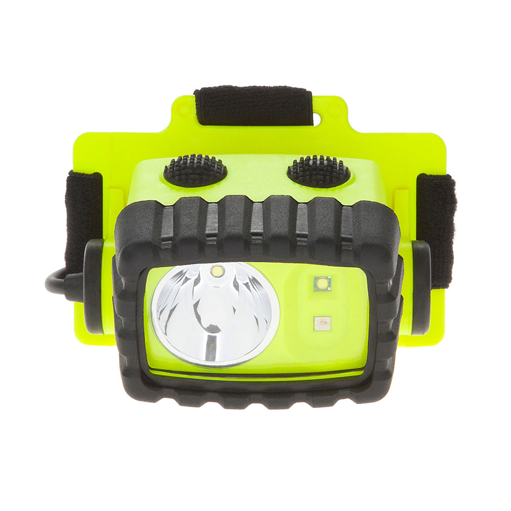 Nightstick Intrinsically Safe Dual-Function White/Green LED Floodlight Headlamp - Safety LED Light
