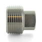 1/8" Schedule 80 316 Stainless Steel Heavy Duty Square Plug