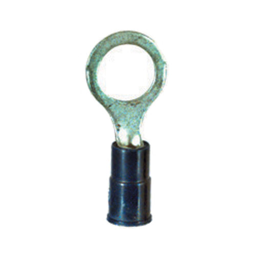 16-14 Gauge Ring Terminal 5/16" Stud Pvc Insulated Blue