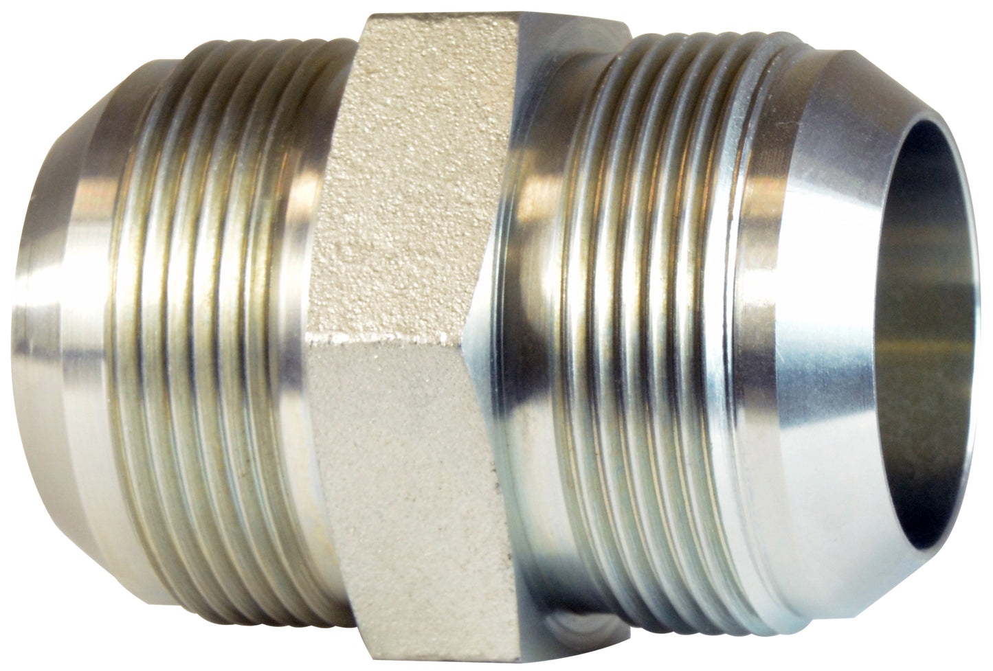 1-1/2 Inch 3000 psi Zinc Plated Yellow Dichromate Carbon Steel Jic 37 Degree Small Hex Union