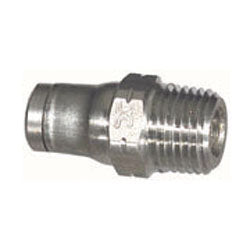 1/4 Inch x 3/8 Inch Compression Tube x Mnpt 316L Stainless Steel Straight Push-To-Connect Connector