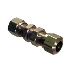 3/8 Inch Brass Bulkhead Union D.O.T. Air Brake Fitting