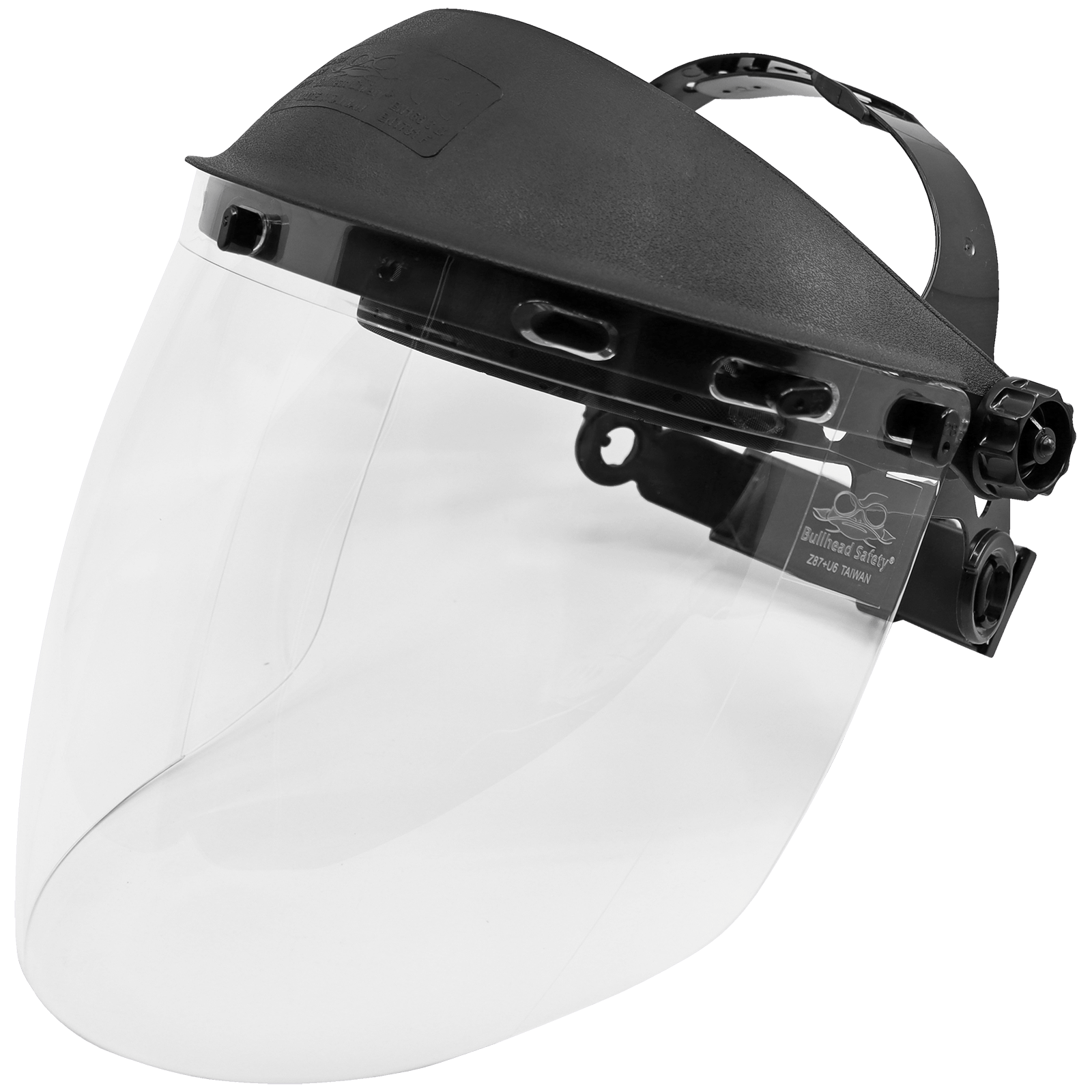 BullHead Safety Climbing Helmet/Hard Hat Face Shield - Clear (Shield Only)(Bracket 865.3.1207)