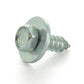 M4.8 x 1.61 x 19 mm Black Oxide Steel Hex Head Self-Tapping Sheet Metal Screw With Sem Washer