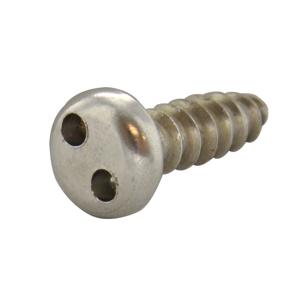 #6 x 1/2 Inch Stainless Steel Spanner Pan Head Tamper Resistant Sheet Metal Screw