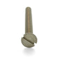 #8-32 x 1-1/4 Inch Coarse Plain 18-8 (A2) Stainless Steel Slotted Drive Flat Countersunk Head Machine Screw