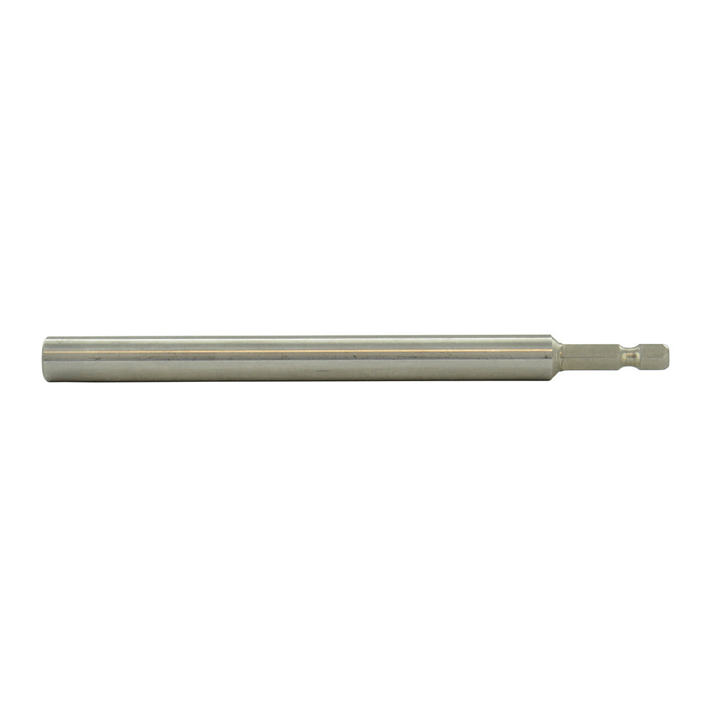 1/4 Inch Hex Drive 1/4 Inch Shank 6 Inch Length Stainless Steel Magnetic Bit Holder With C-Ring