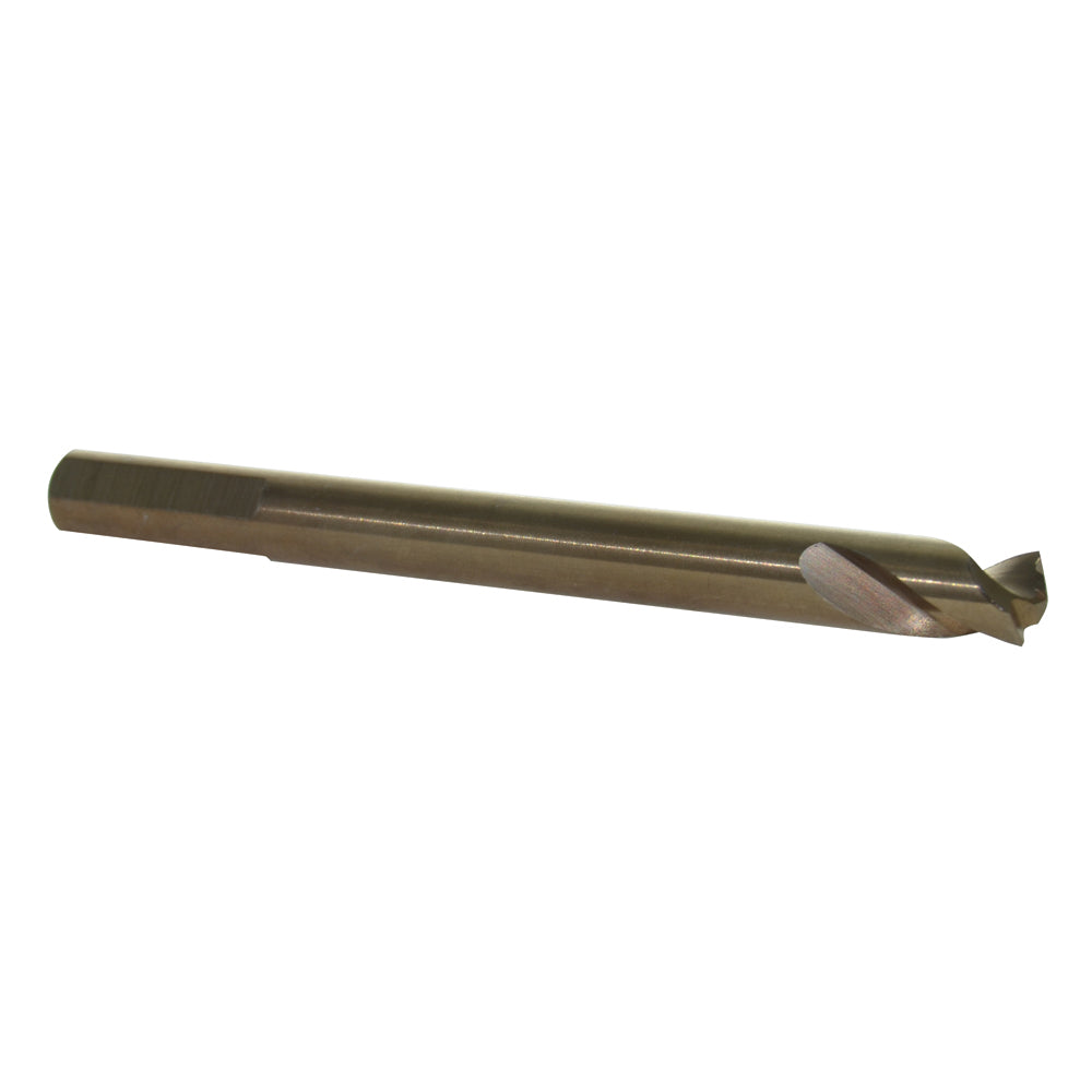 8 mm x 90 mm Gold Surface Treated Finish M7 High Speed Tool Steel Spot Weld Drill Bit