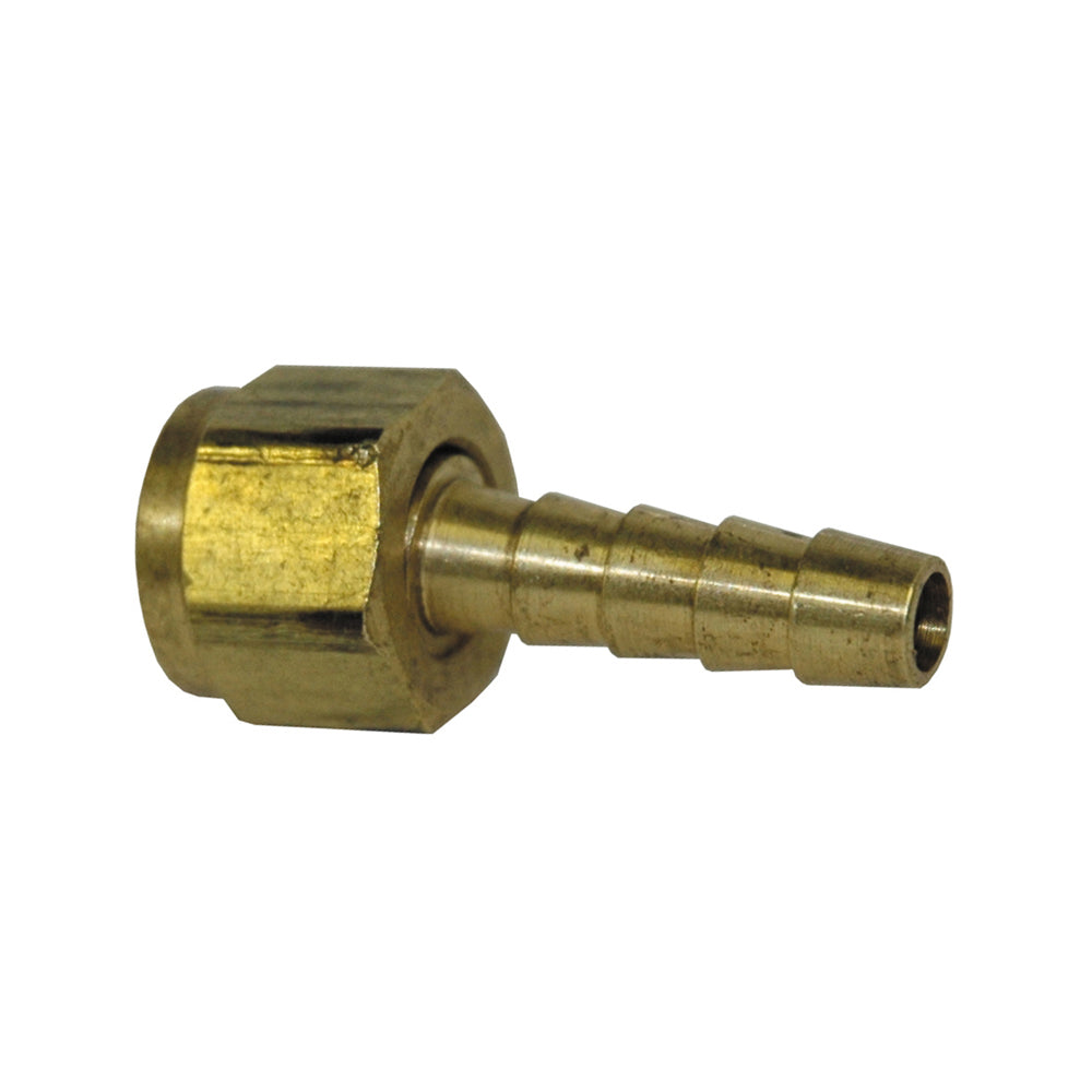 3/8 Inch x 3/8 Inch Npsm x Barb Hose CA360-Ca345 Brass Swivel Female Ball-End Hose Barb