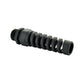 Pg-7 Liquid Tight, Non-Metallic Pigtail Spiral Strain Relief Cable Cord Protector With Nut