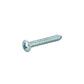 #6-20 x 1 Inch Zinc Plated Low Carbon Steel Pan Head Type-AB Self-Tapping Sheet Metal Screw
