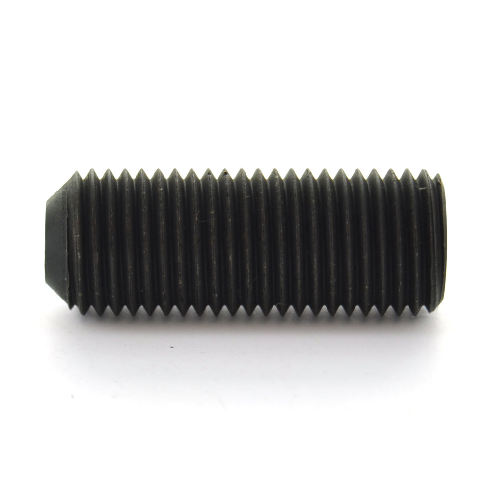 #10-32 x 1 Inch Fine Black Oxide Alloy Steel Cup Point Socket Head Set Screw