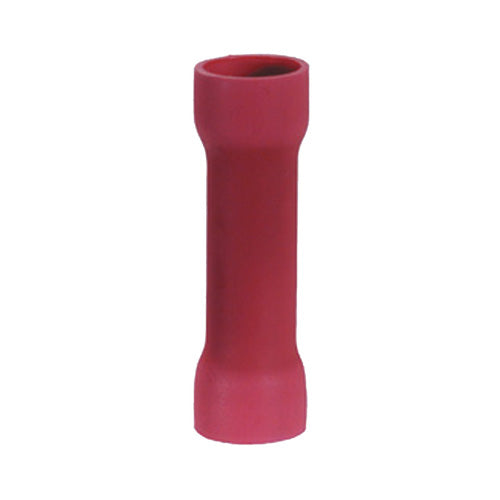 8 Gauge Butt Connector Fully Insulated Pvc Red